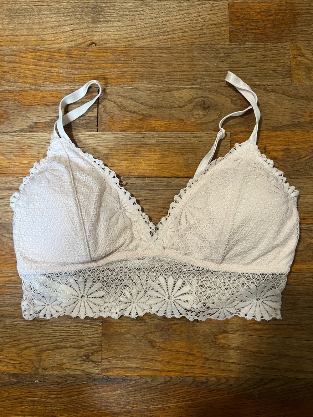 Laura Ashley Floral Bra Bralette Dainty Neutral Womens Medium